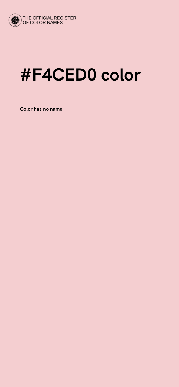 #F4CED0 color image