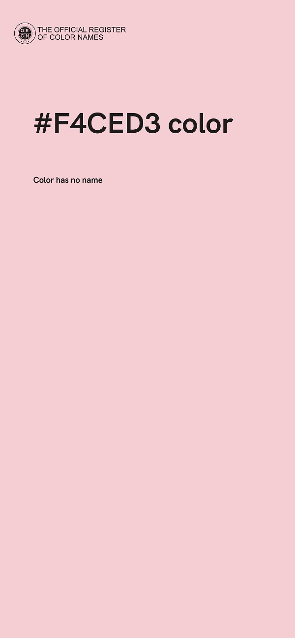 #F4CED3 color image