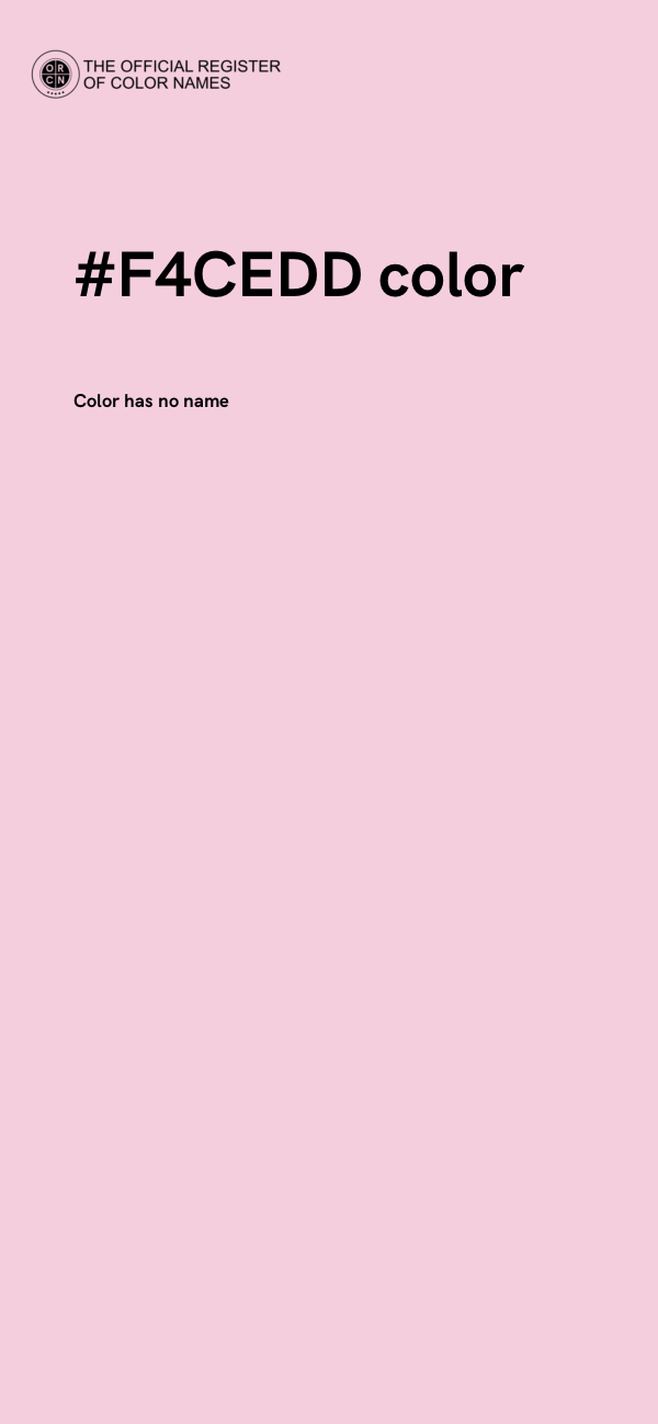 #F4CEDD color image