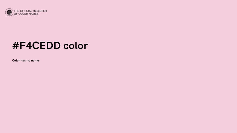 #F4CEDD color image