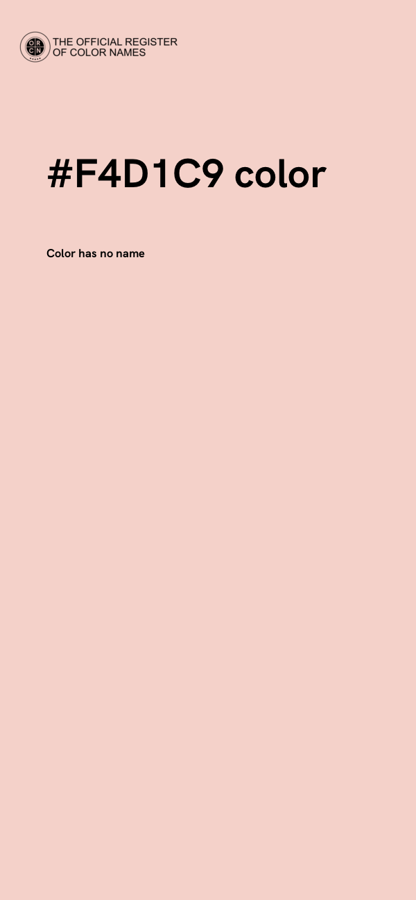 #F4D1C9 color image