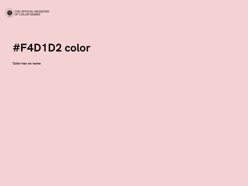 #F4D1D2 color image