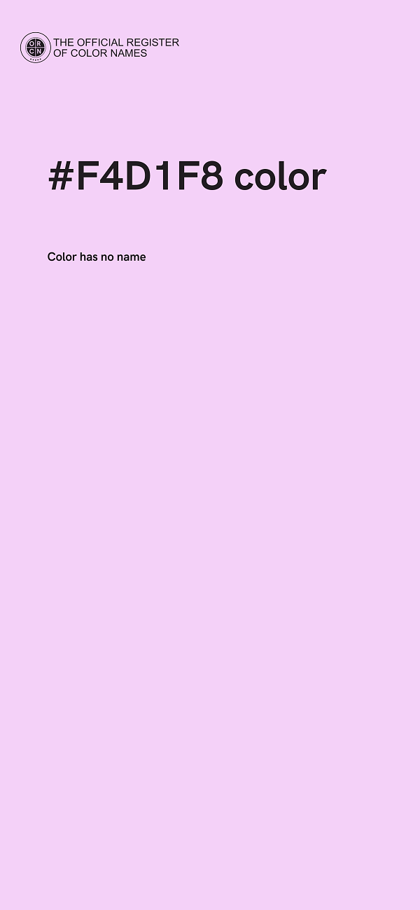 #F4D1F8 color image