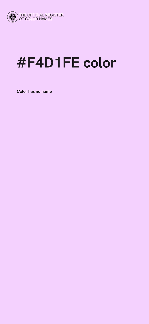 #F4D1FE color image