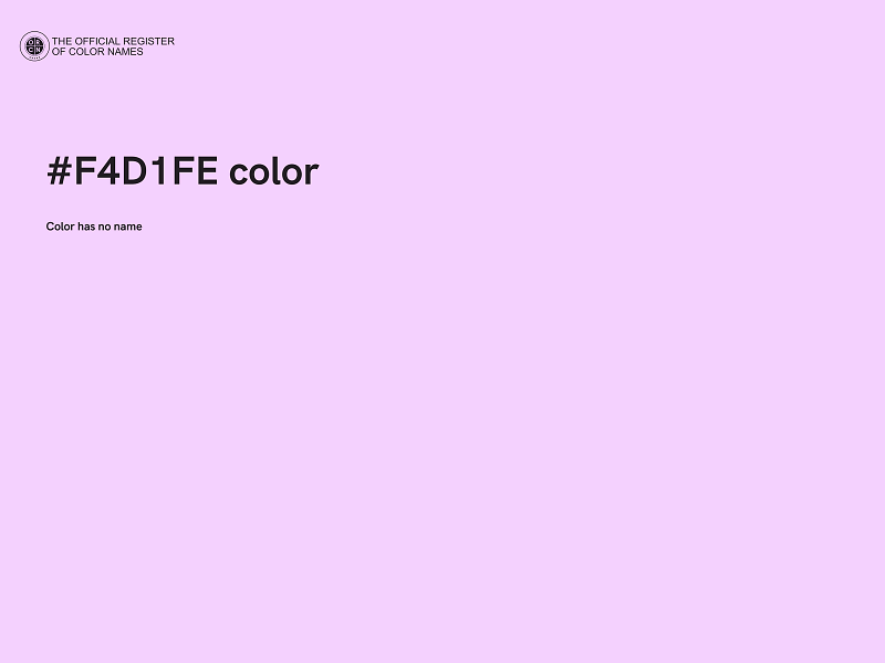#F4D1FE color image