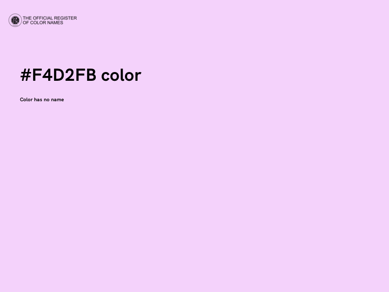 #F4D2FB color image