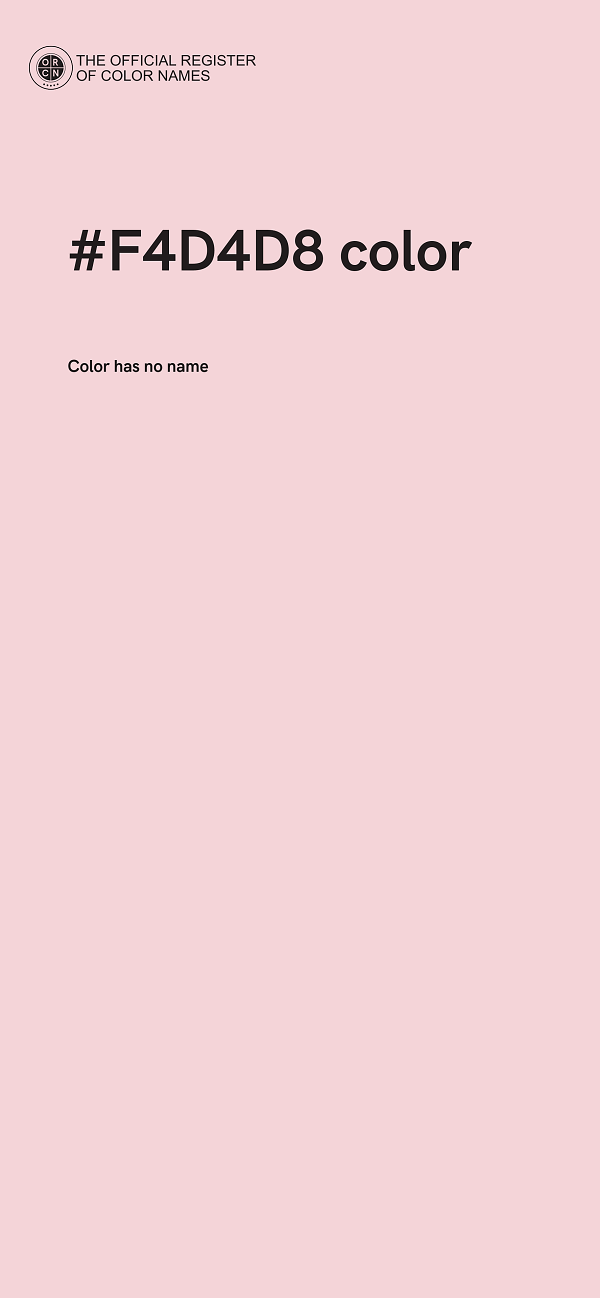 #F4D4D8 color image