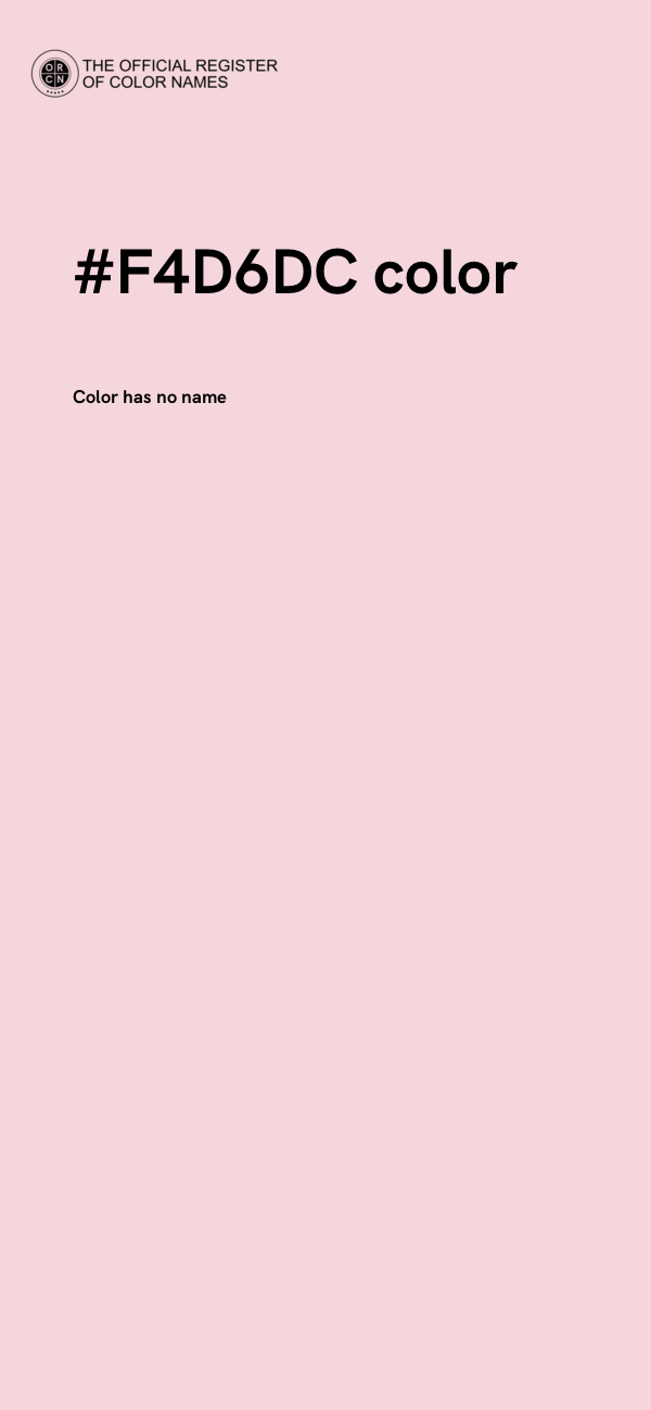 #F4D6DC color image
