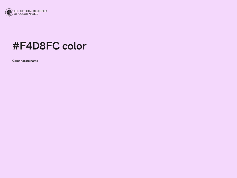 #F4D8FC color image