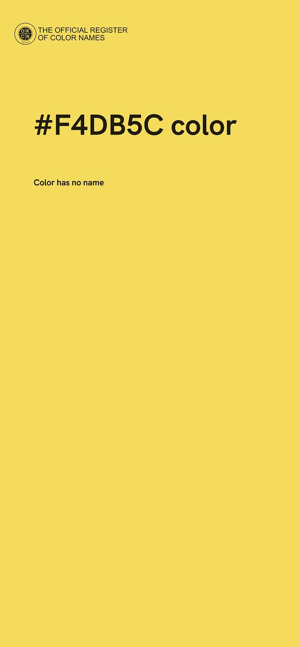 #F4DB5C color image