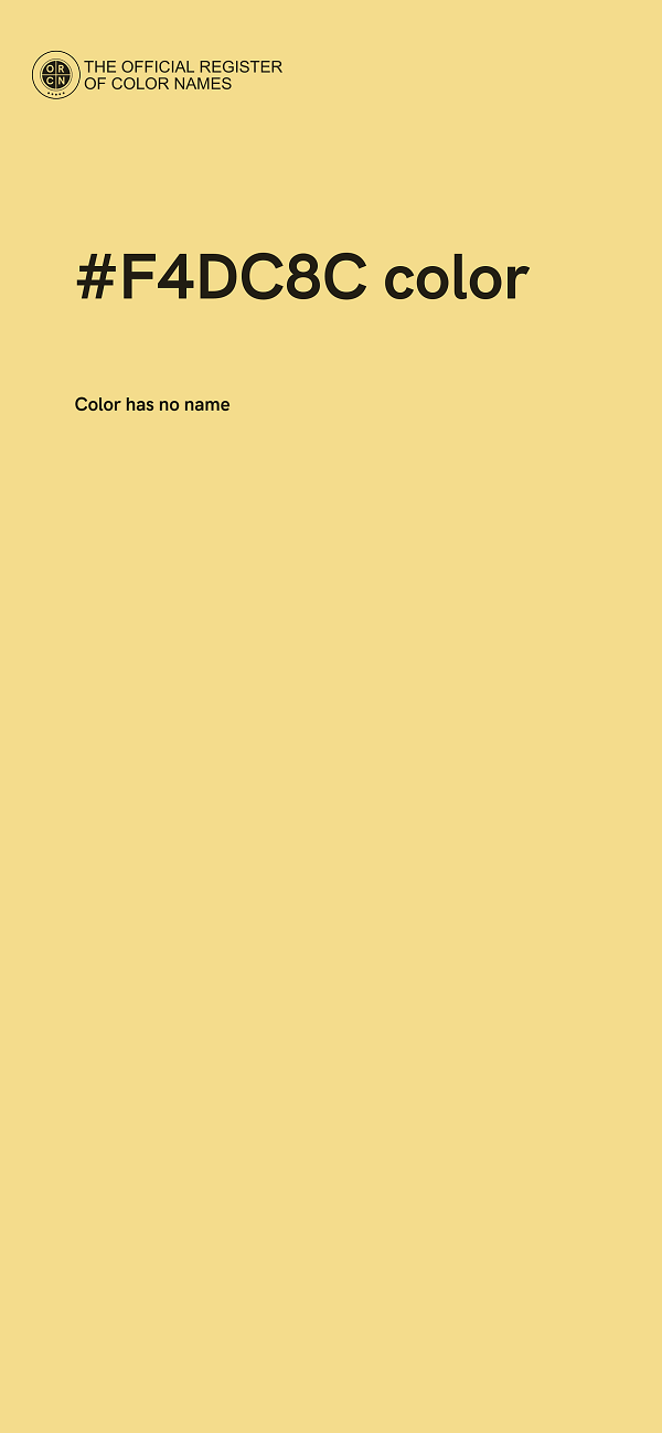 #F4DC8C color image