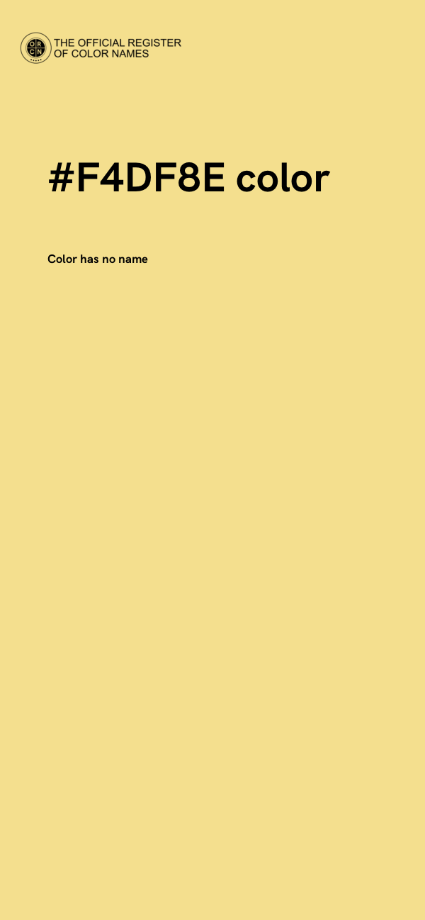 #F4DF8E color image