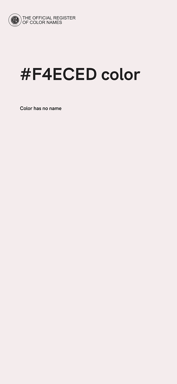 #F4ECED color image