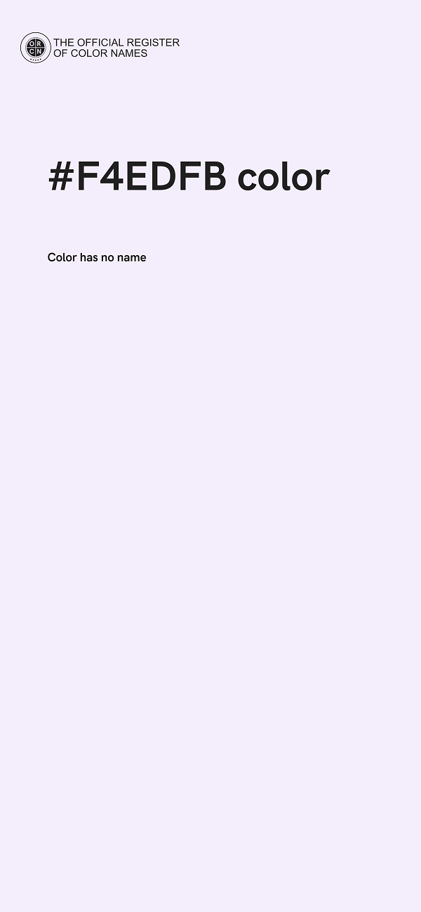 #F4EDFB color image