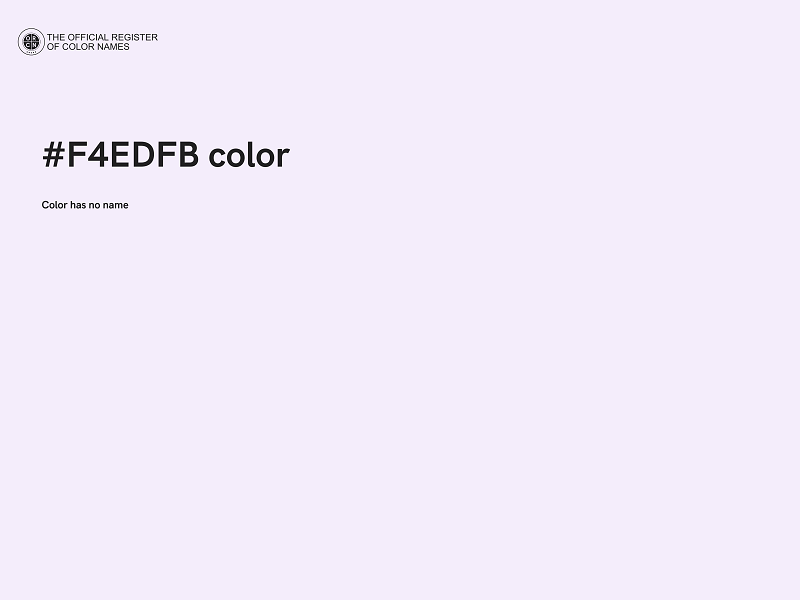 #F4EDFB color image