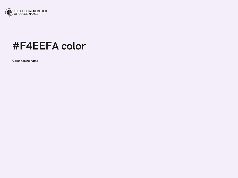 #F4EEFA color image