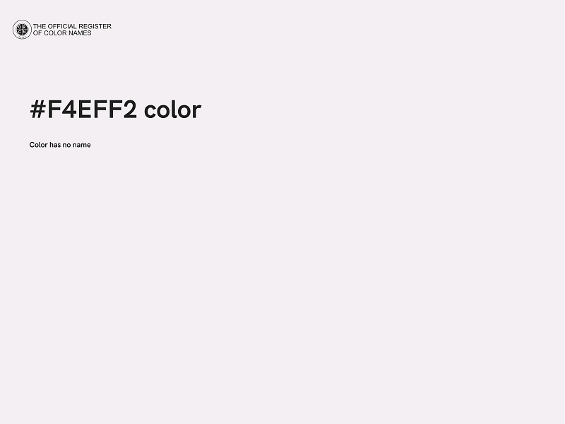 #F4EFF2 color image