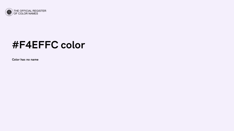 #F4EFFC color image