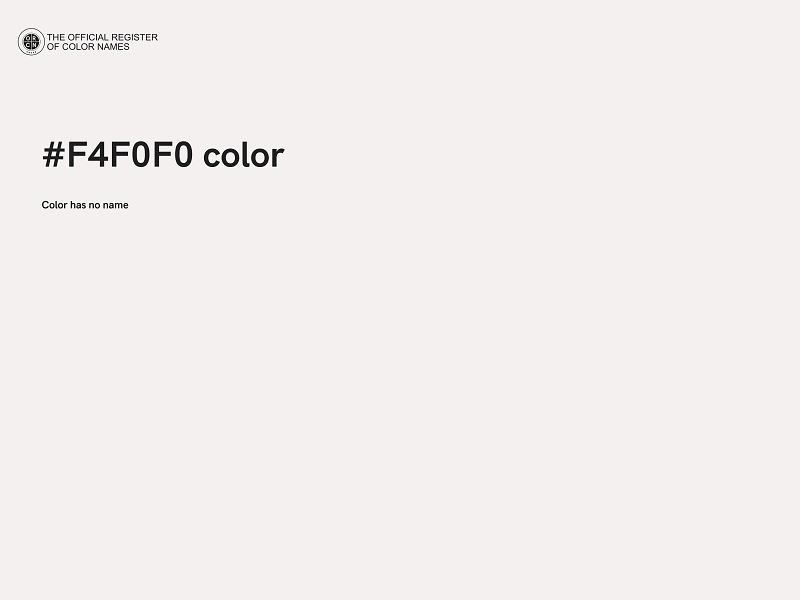 #F4F0F0 color image