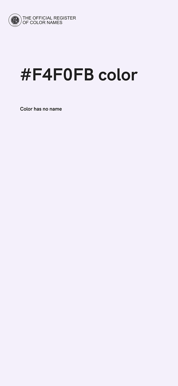 #F4F0FB color image