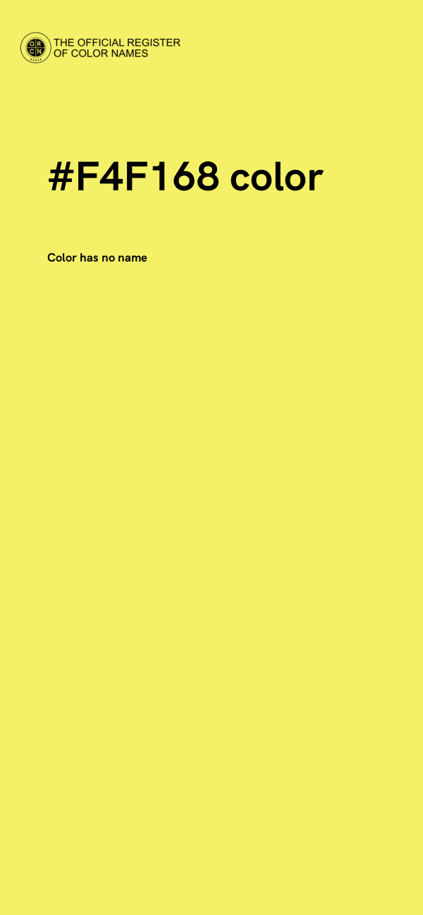 #F4F168 color image