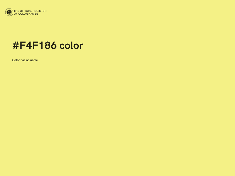 #F4F186 color image