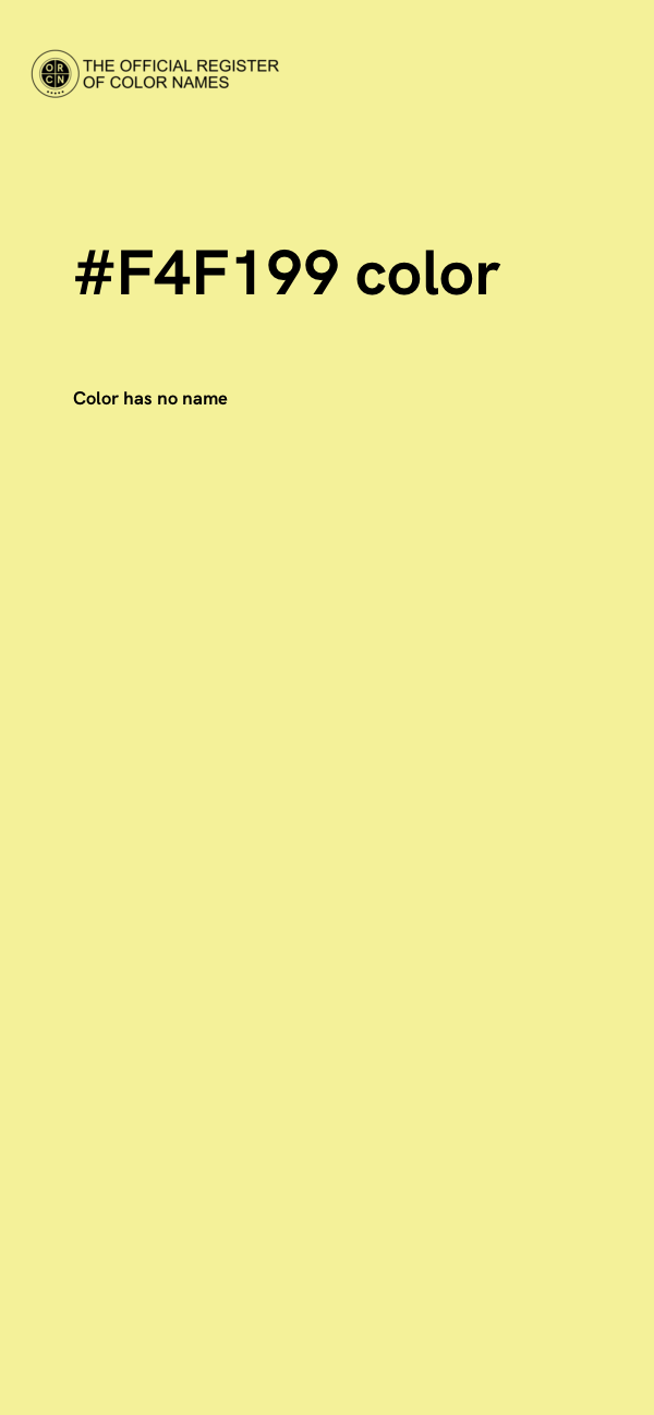 #F4F199 color image