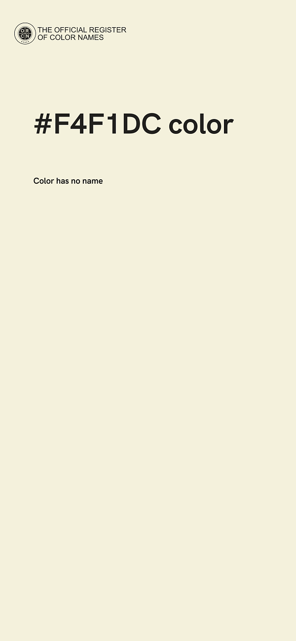 #F4F1DC color image