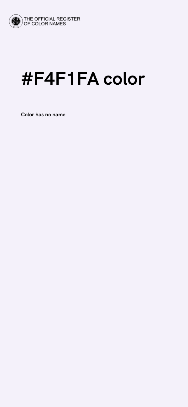 #F4F1FA color image