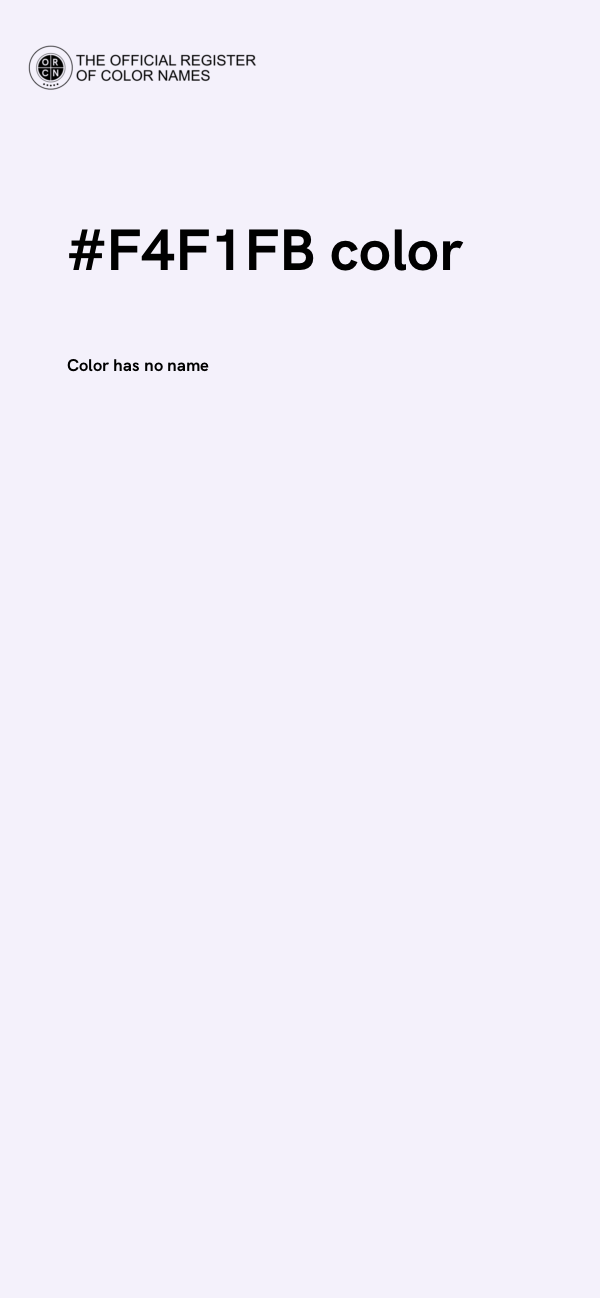 #F4F1FB color image