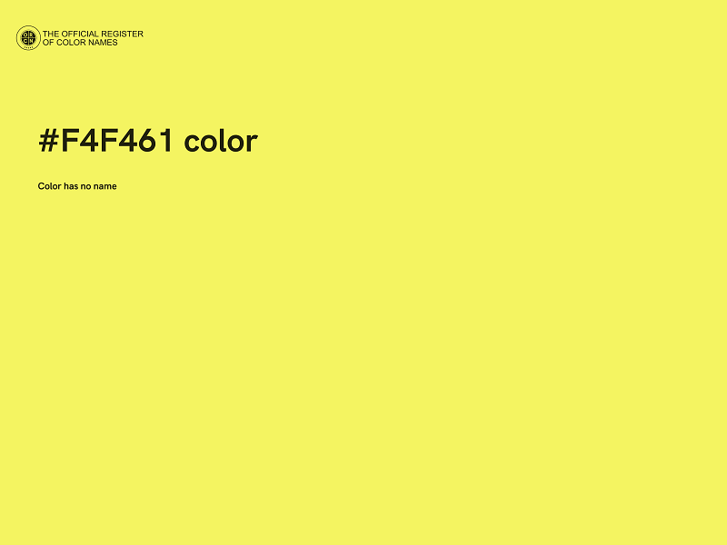 #F4F461 color image