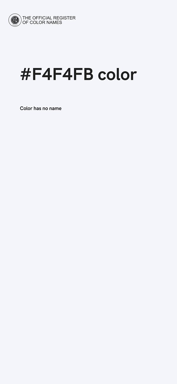 #F4F4FB color image