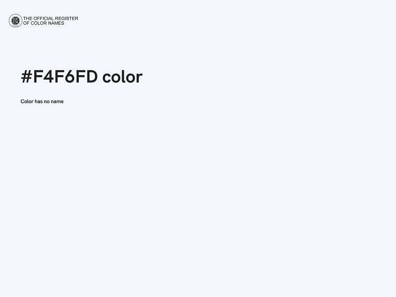 #F4F6FD color image