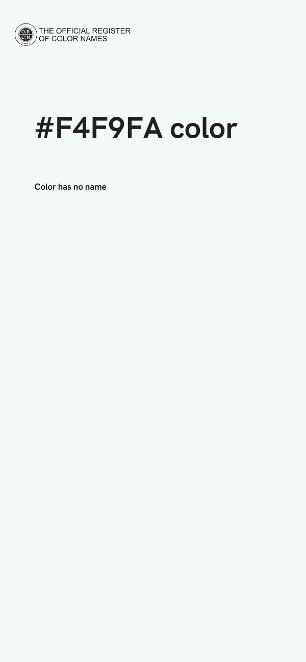 #F4F9FA color image
