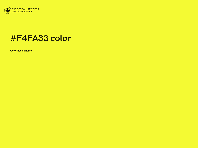 #F4FA33 color image