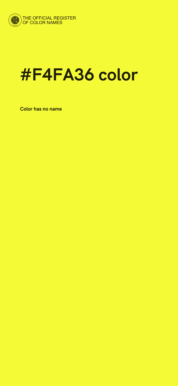 #F4FA36 color image