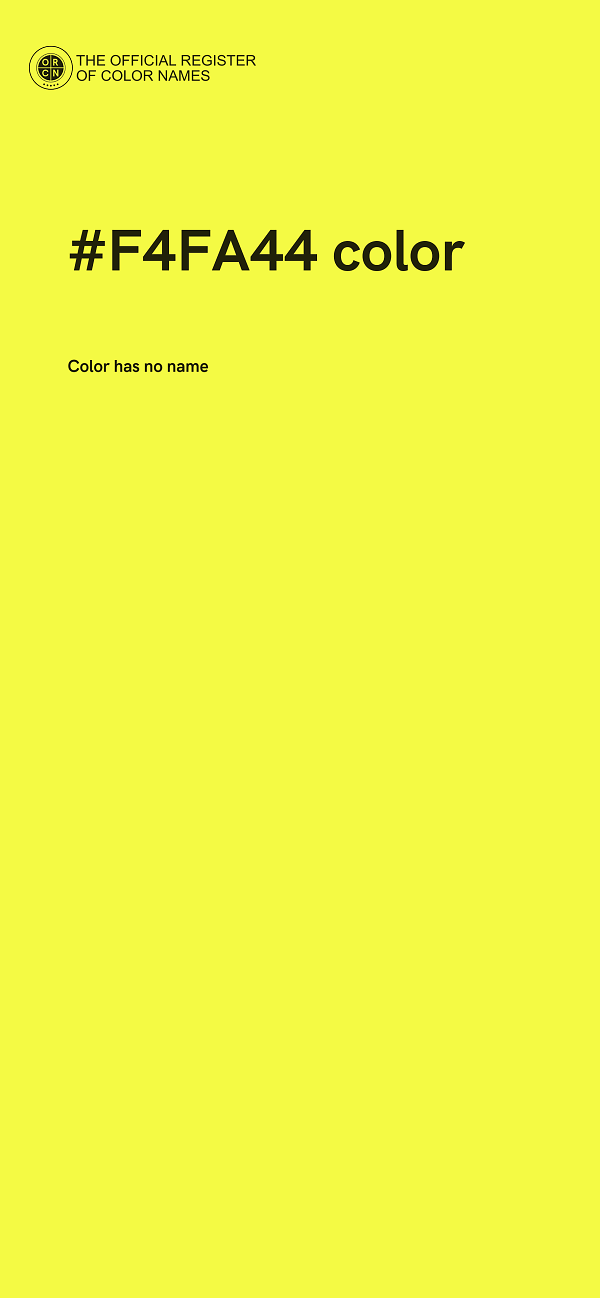#F4FA44 color image