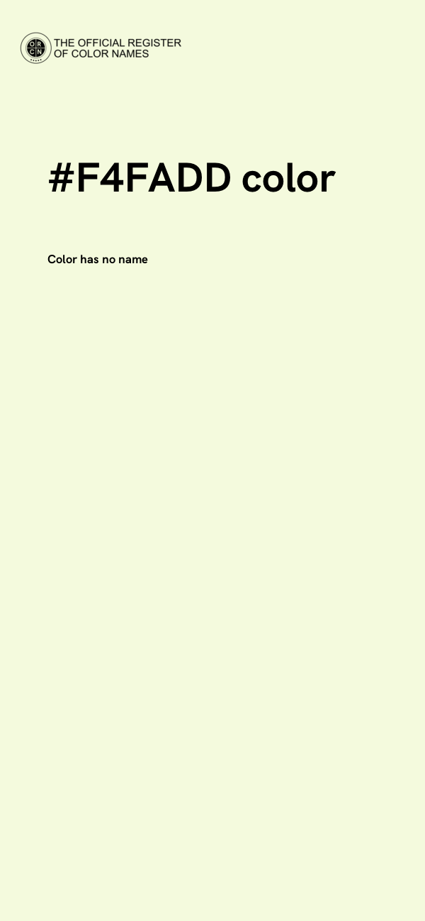 #F4FADD color image