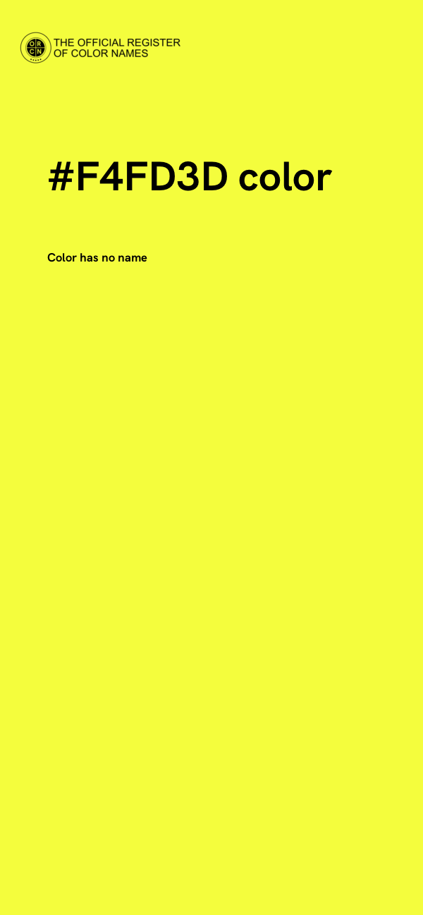 #F4FD3D color image