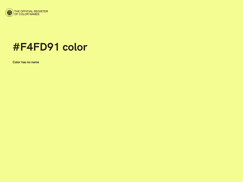 #F4FD91 color image