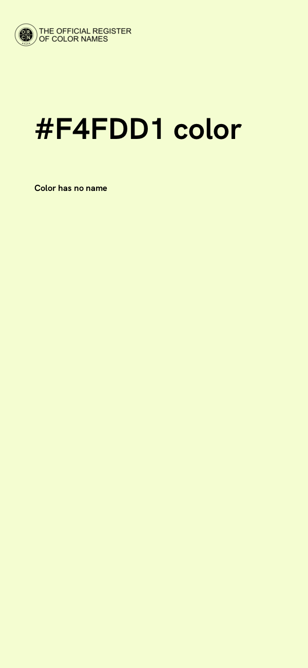 #F4FDD1 color image