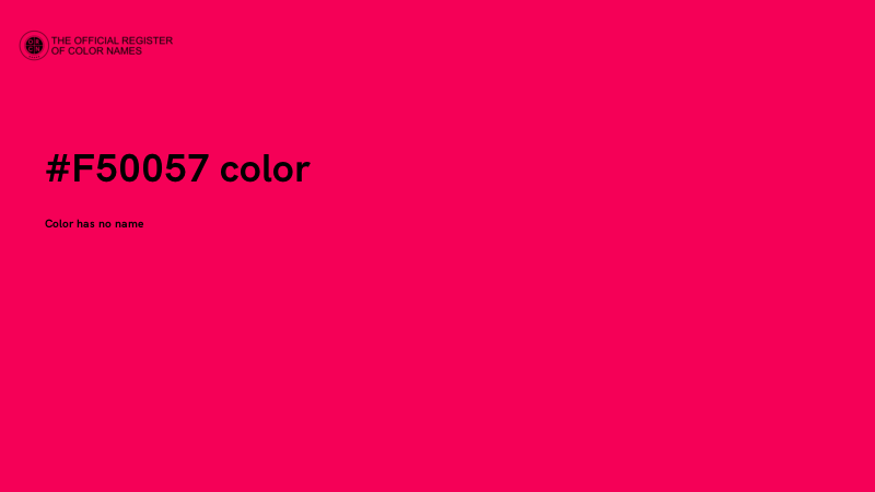 #F50057 color image