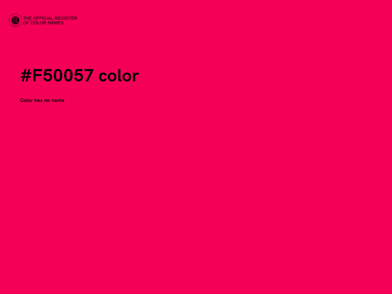 #F50057 color image
