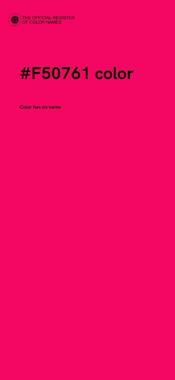 #F50761 color image