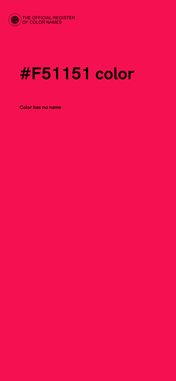 #F51151 color image