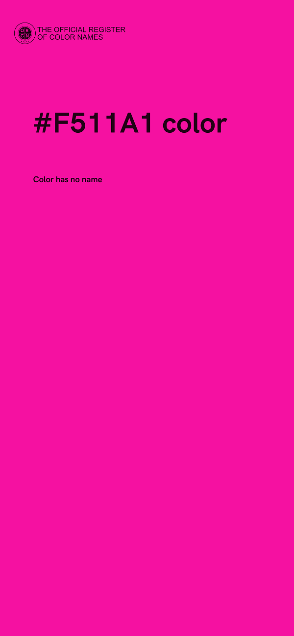 #F511A1 color image