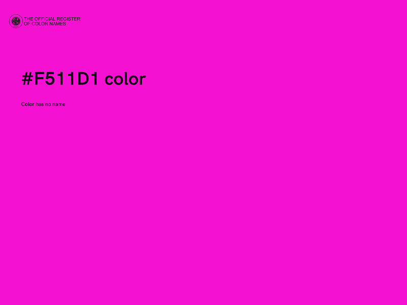 #F511D1 color image