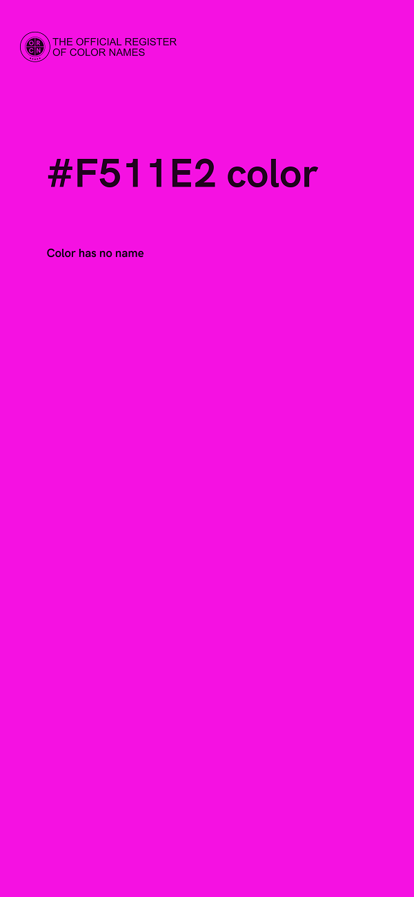 #F511E2 color image