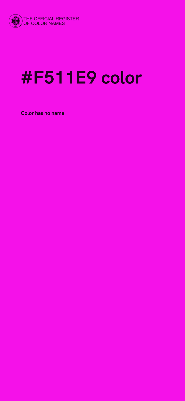 #F511E9 color image