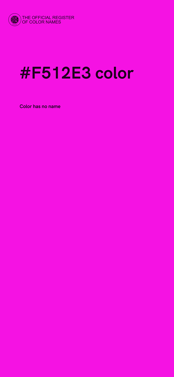 #F512E3 color image